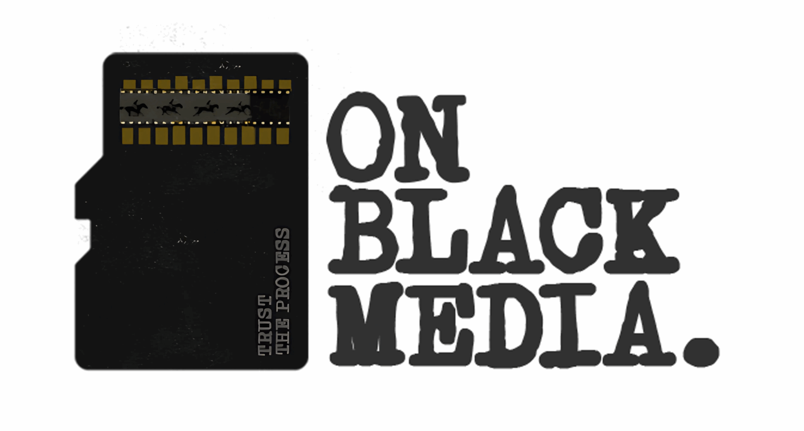 On Black Media Logo (Black Text)